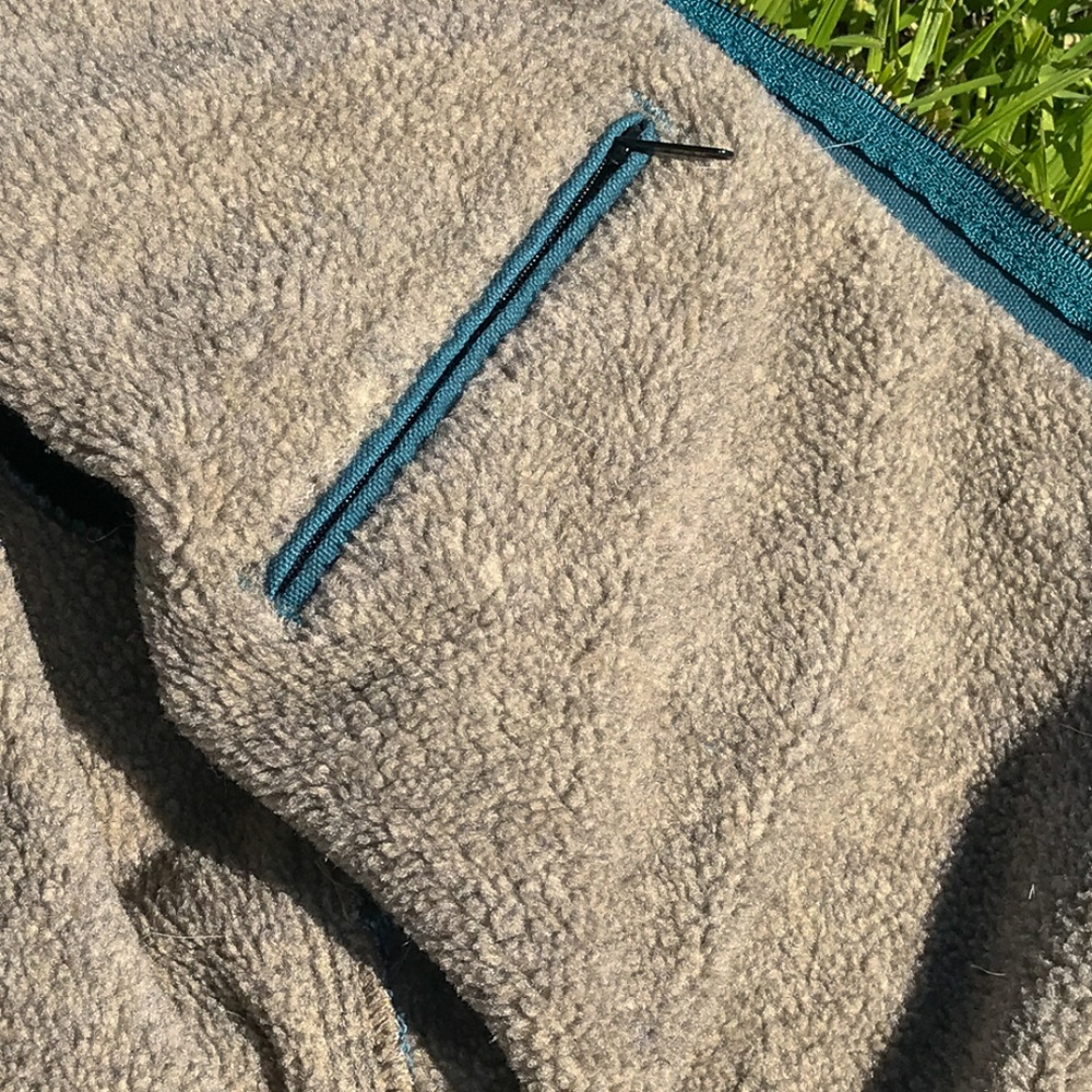Carhartt Lined Teal Jacket with Collar - Picture 3 of 3